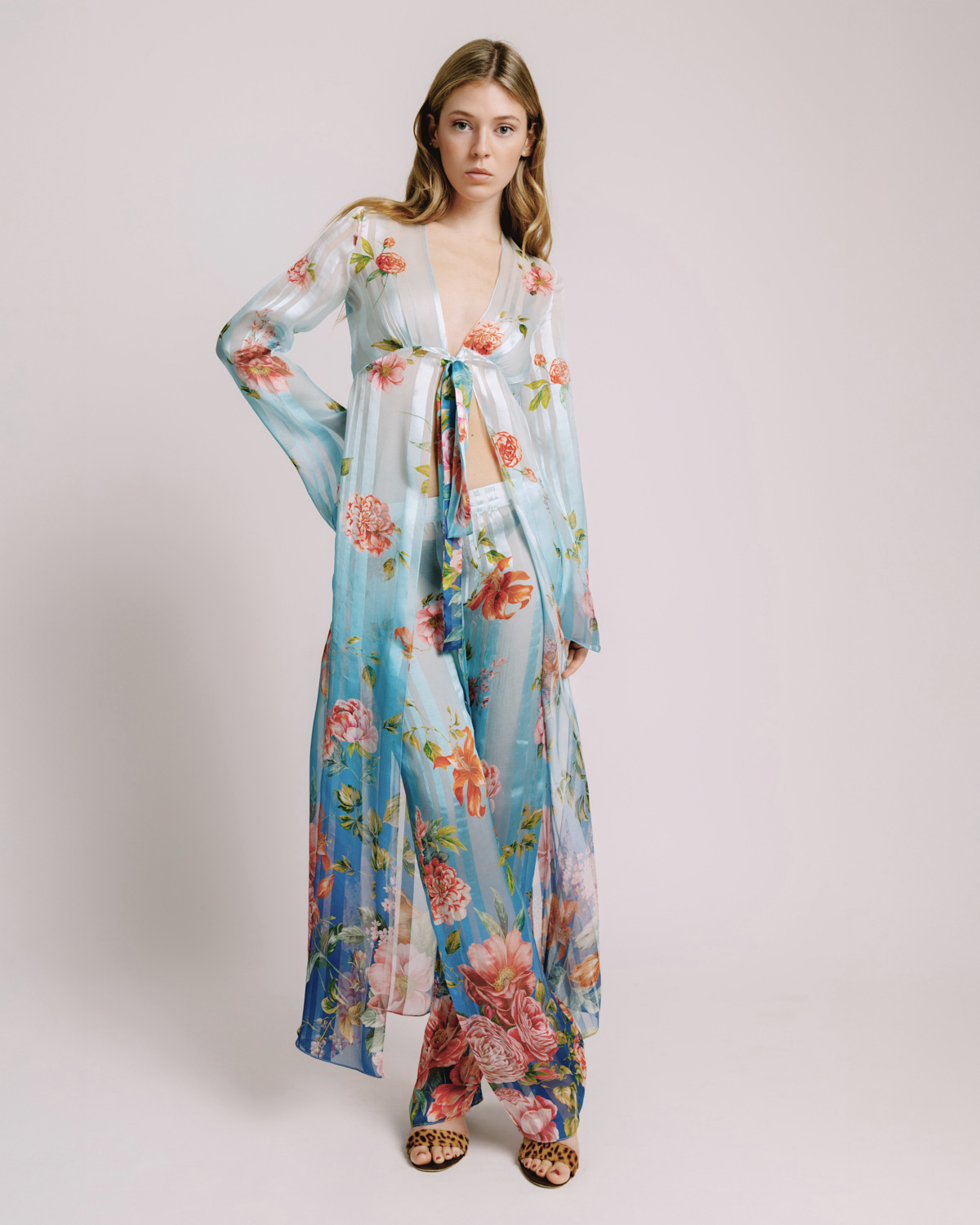 Clarita Robe Degradé Chiffon
