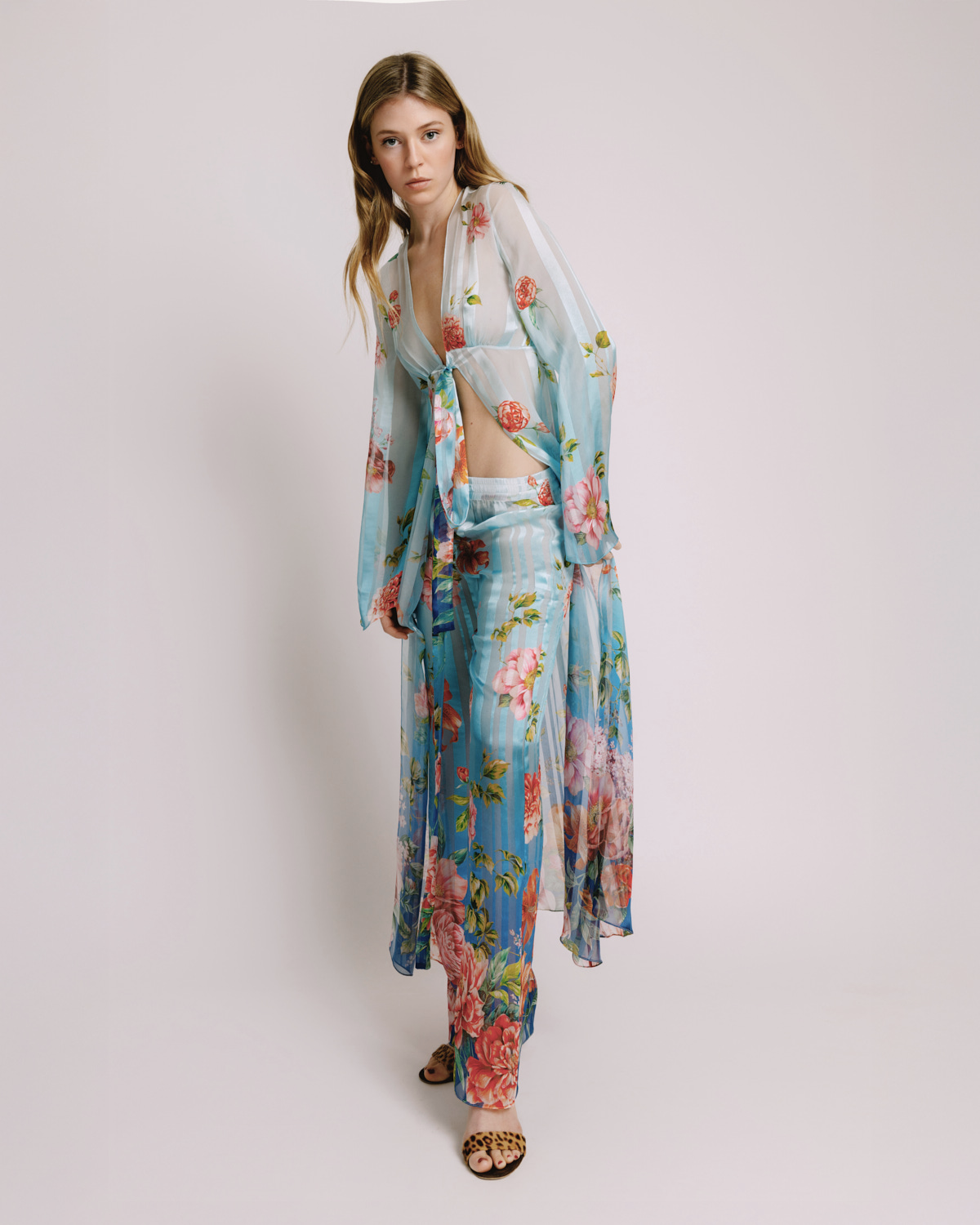 Clarita Robe Degradé Chiffon