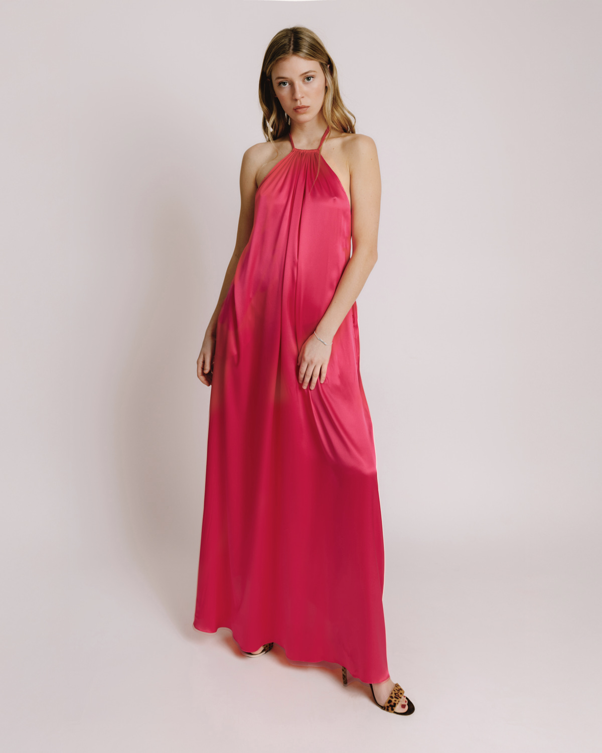 Eden dress Solid Fraise One Size