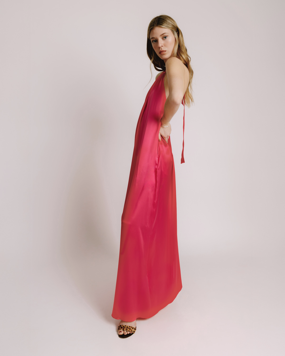 Eden dress Solid Fraise One Size