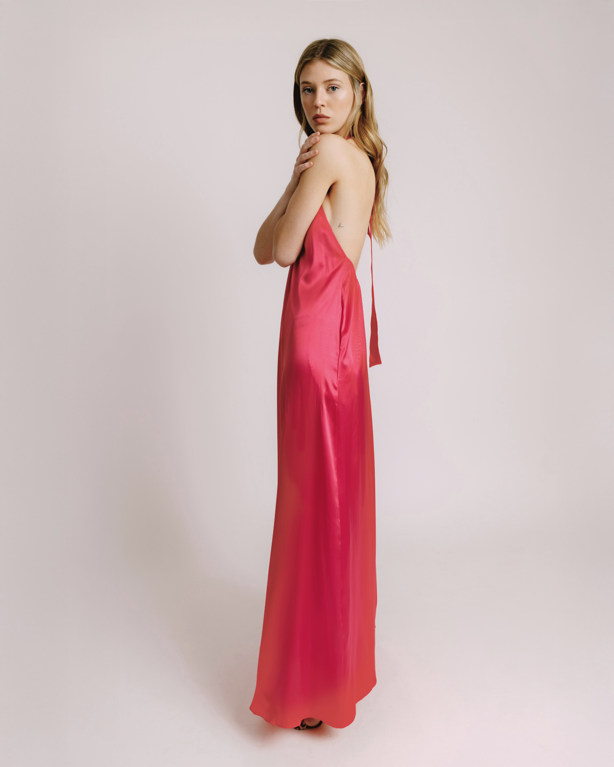 Eden dress Solid Fraise One Size
