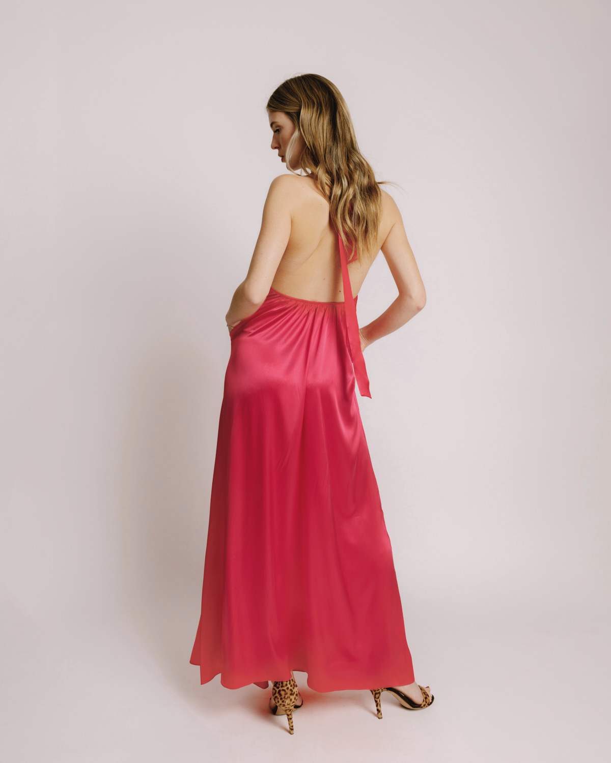 Eden dress Solid Fraise One Size