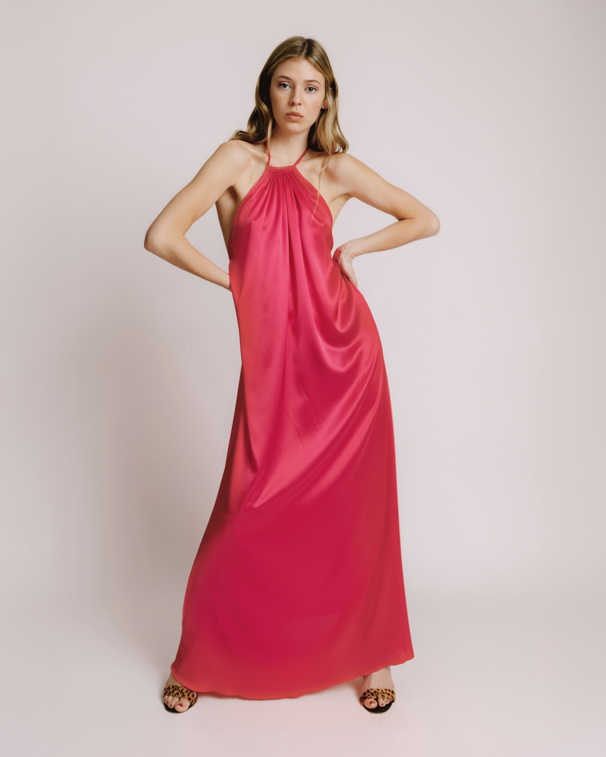 Eden dress Solid Fraise One Size