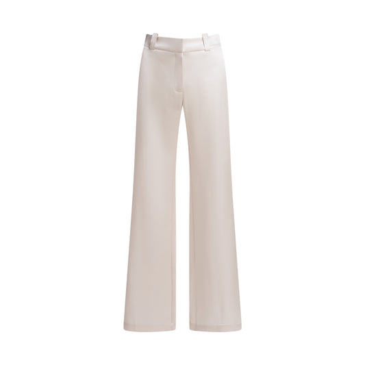 Edith Pants Pearl Satin Silk