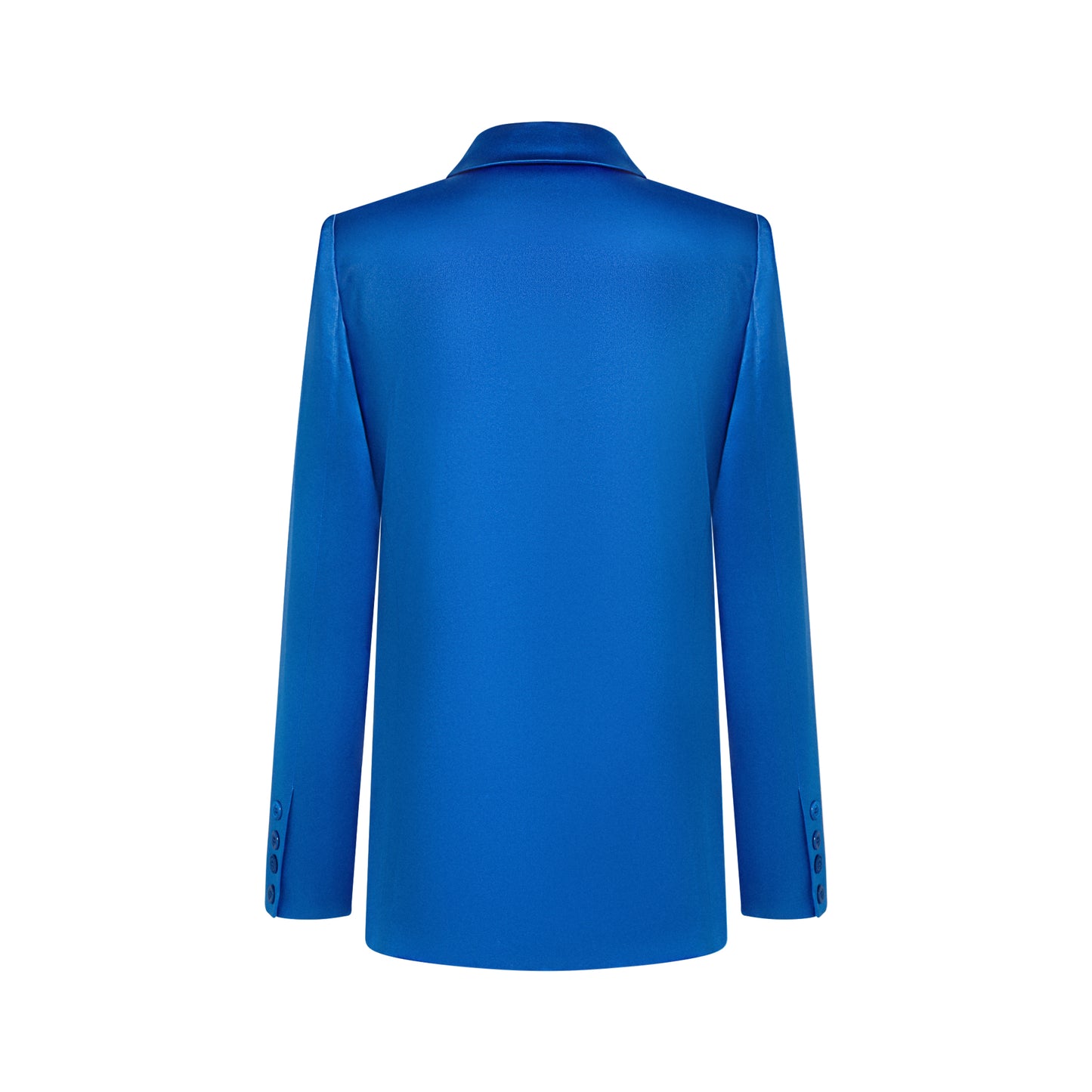 Lauren Royal Blue Satin Silk Jacket