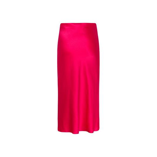 Jadi Skirt Fraise Satin Silk Strech