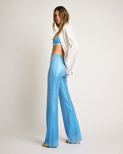 Snake Pants Luxury Snake Blue