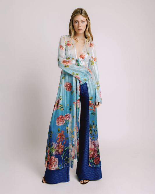 Clarita Robe Degradé Chiffon