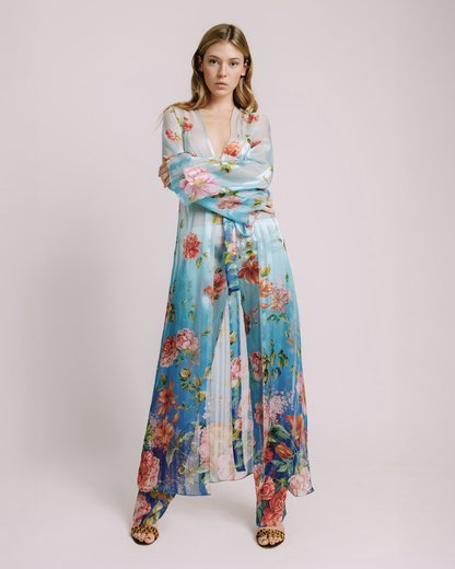 Clarita Robe Degradé Chiffon