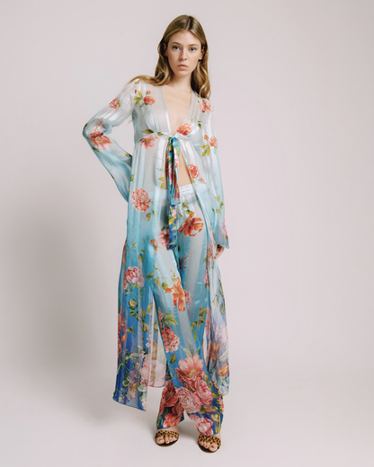 Clarita Robe Degradé Chiffon