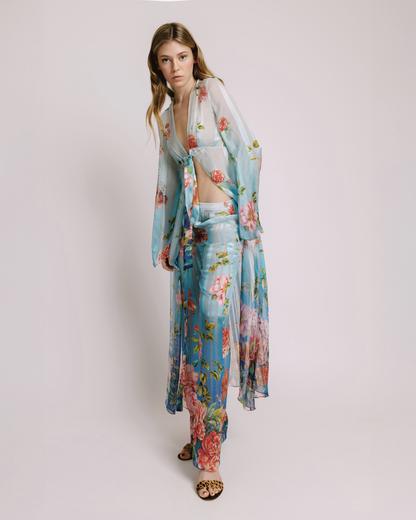 Clarita Robe Degradé Chiffon