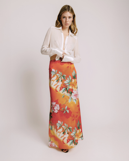 Salins Skirt Orange Garden