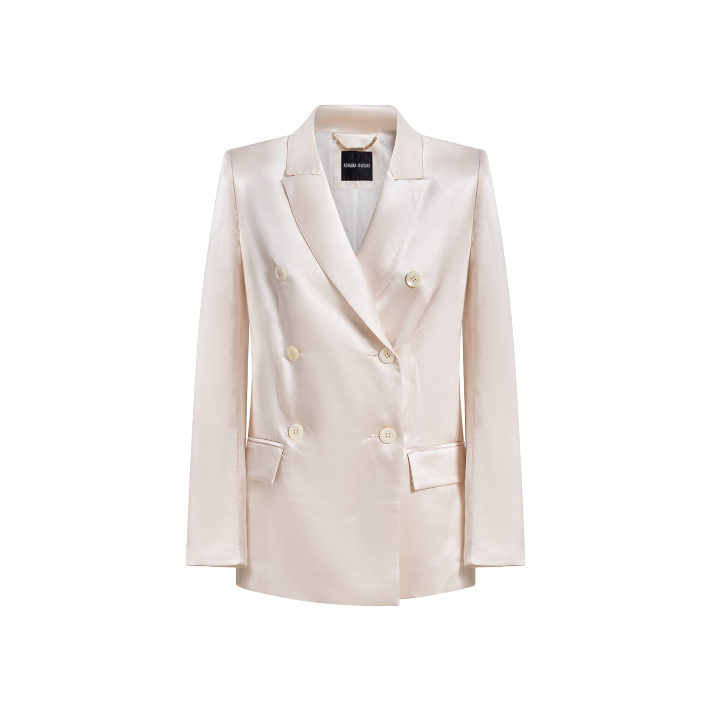 Lauren Pearl Satin Silk Jacket