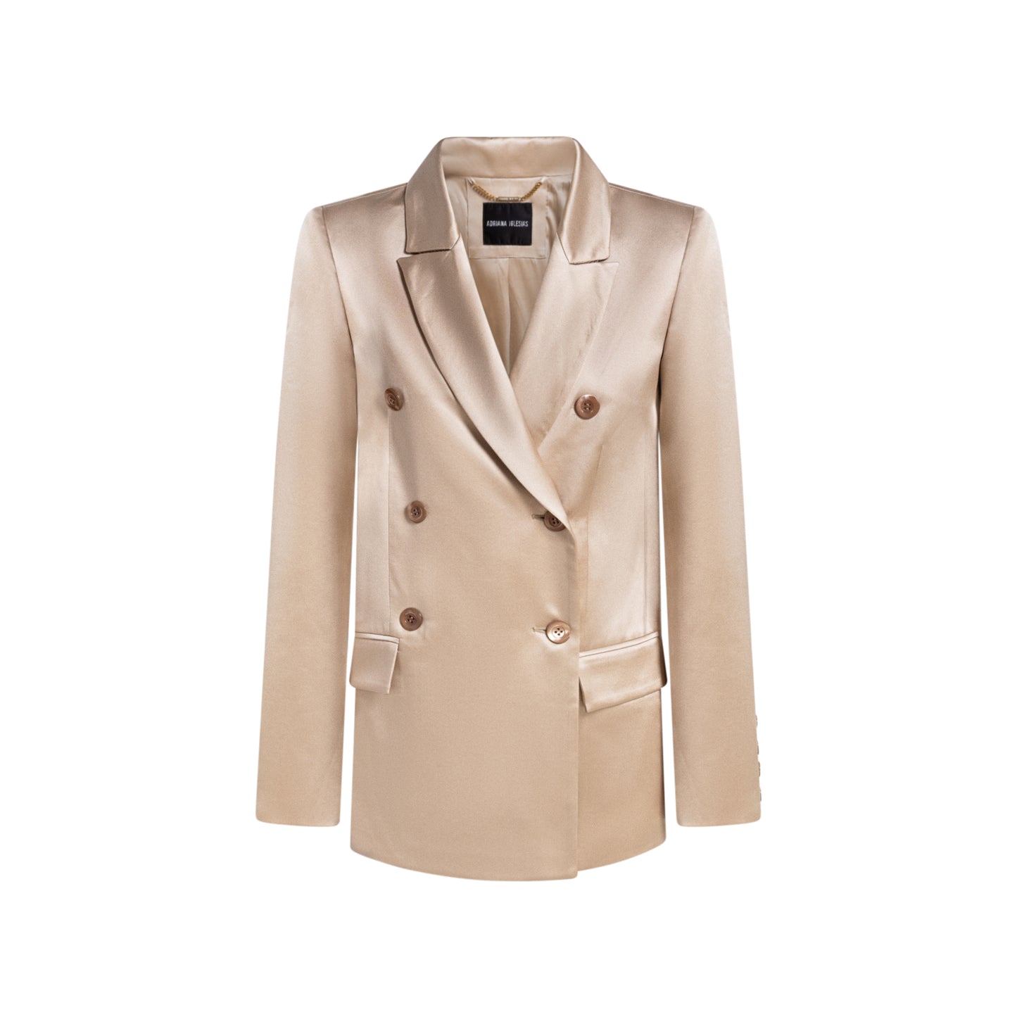 Lauren Jacket Gold Satin Silk