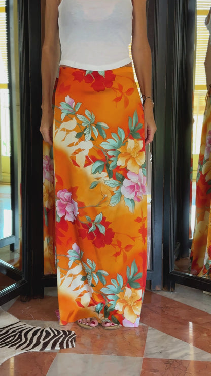 Salins Skirt Orange Garden